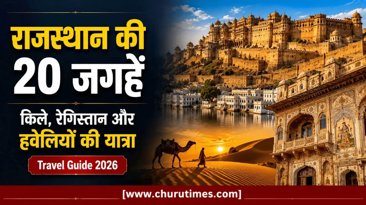 Rajasthan Tourist Places: राजस्थान में घूमने की 20 सबसे अच्छी जगहें